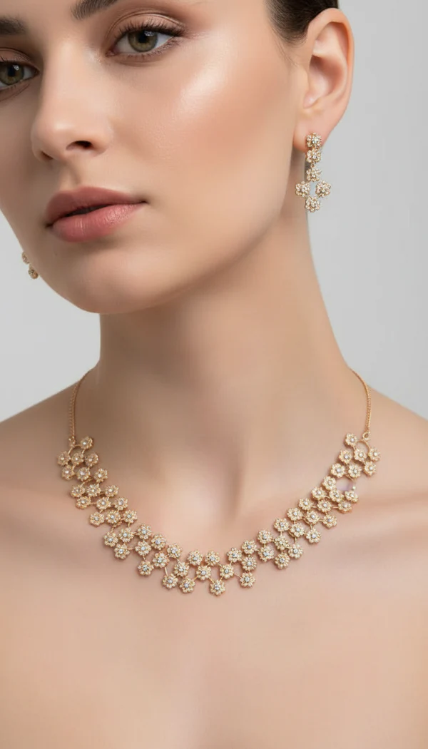 2340_1 AD Necklace (Rose Gold) - Image 1