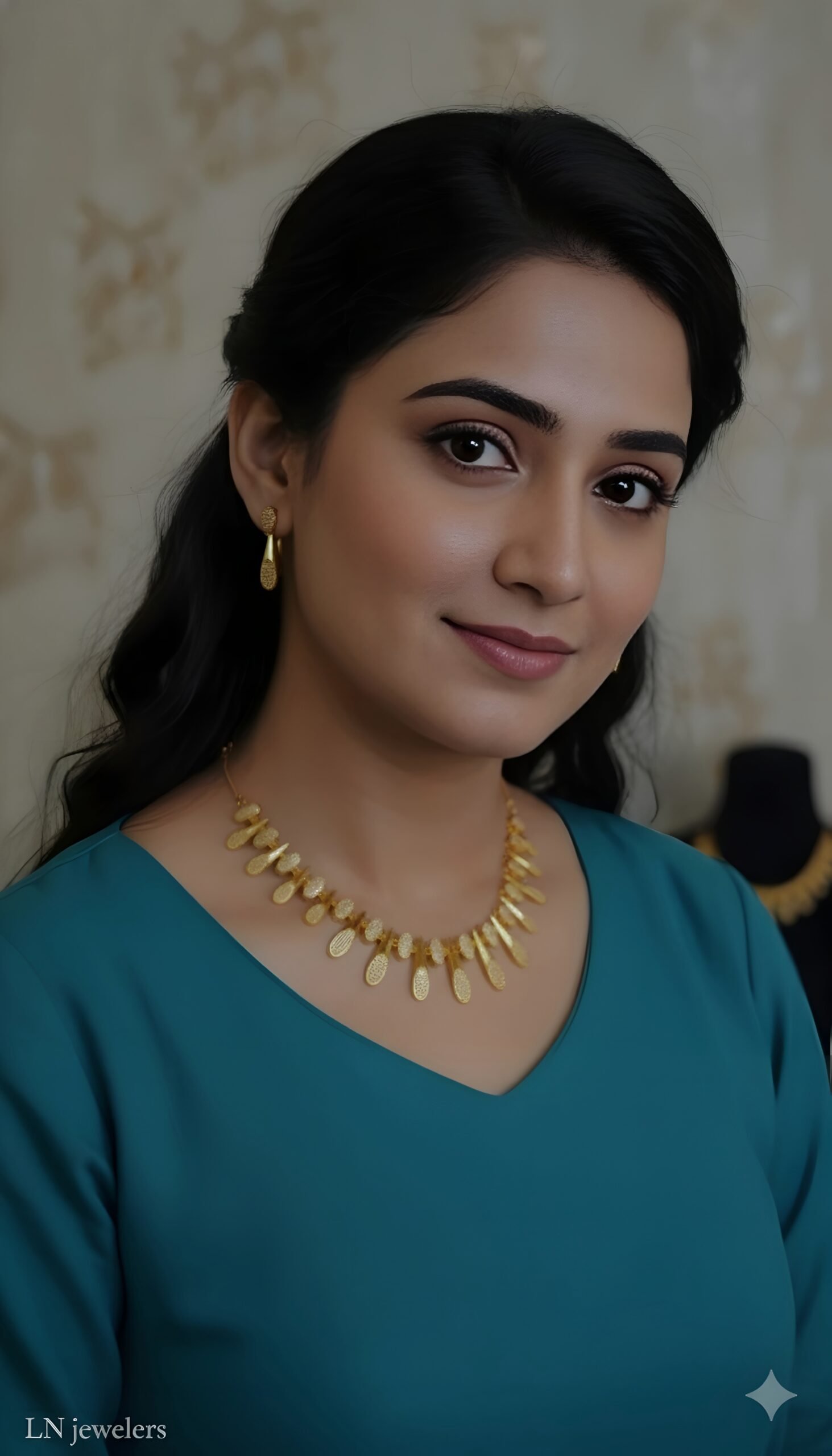 2640_1 AD Necklace (Rose Gold) - Image 1