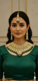 Kundan Jewellery (Double Sided Kundan Necklace Set)