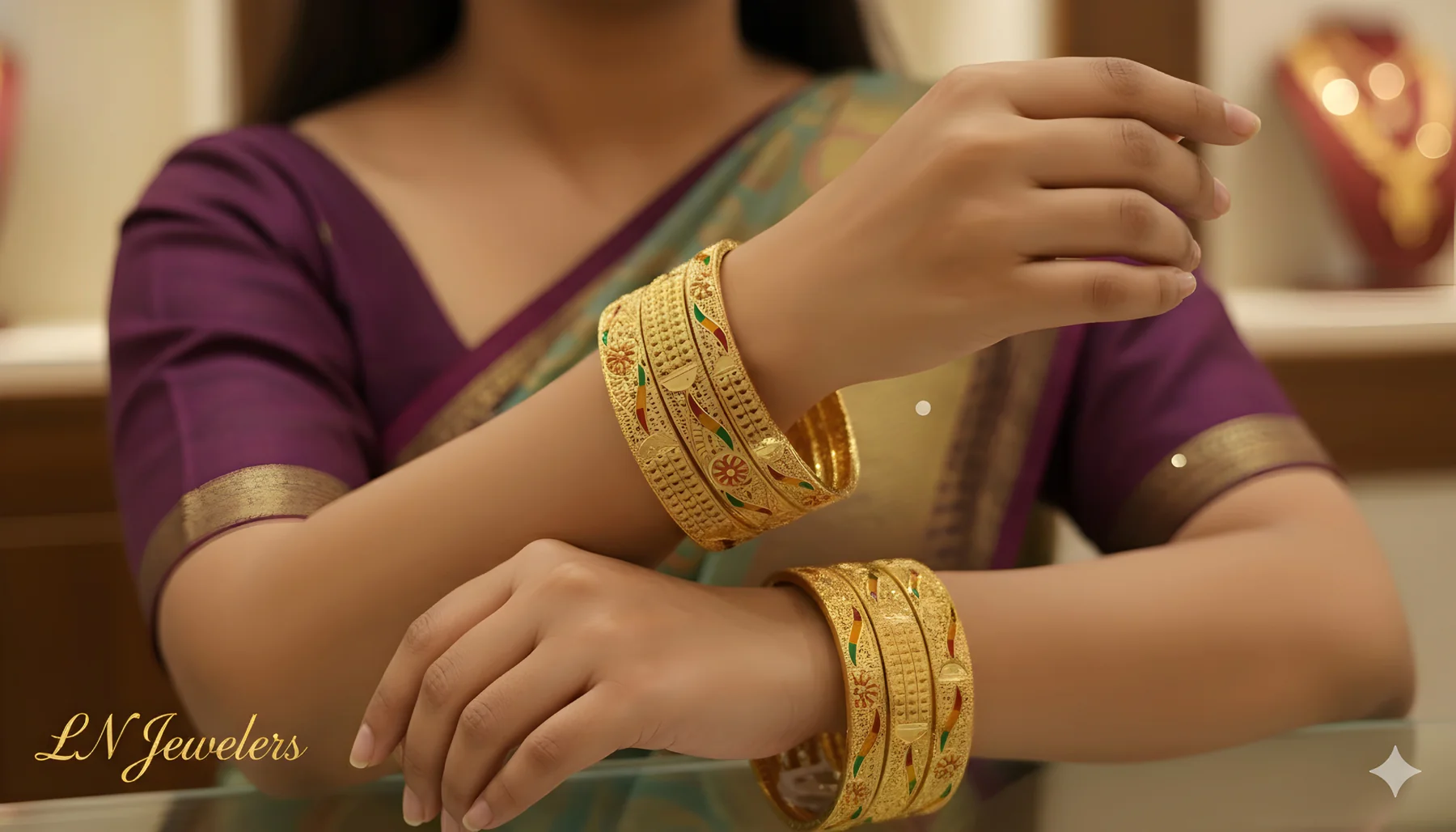 1GM GOLD BANGLE-5_pcs1 (21600) 1GM GOLD BANGLE - Image 1