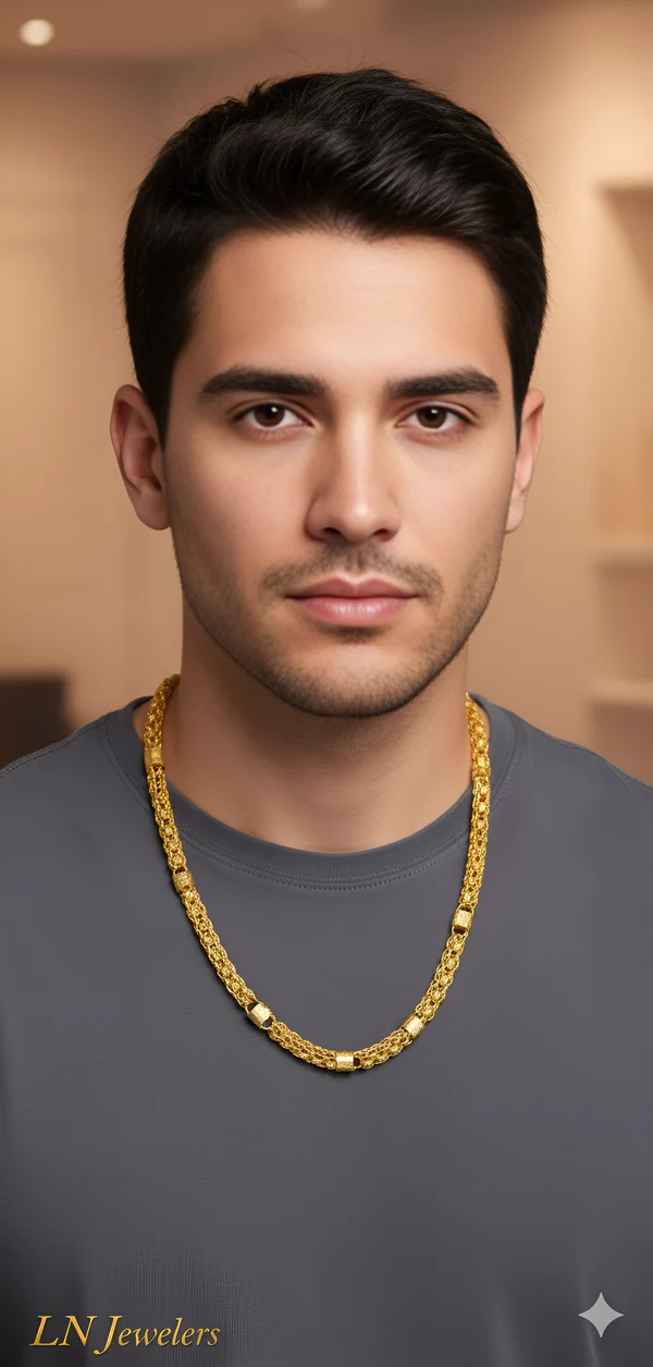 1gmgold-gnts-chain2 (19200) 1GM GOLD GENTS CHAIN - Image 1